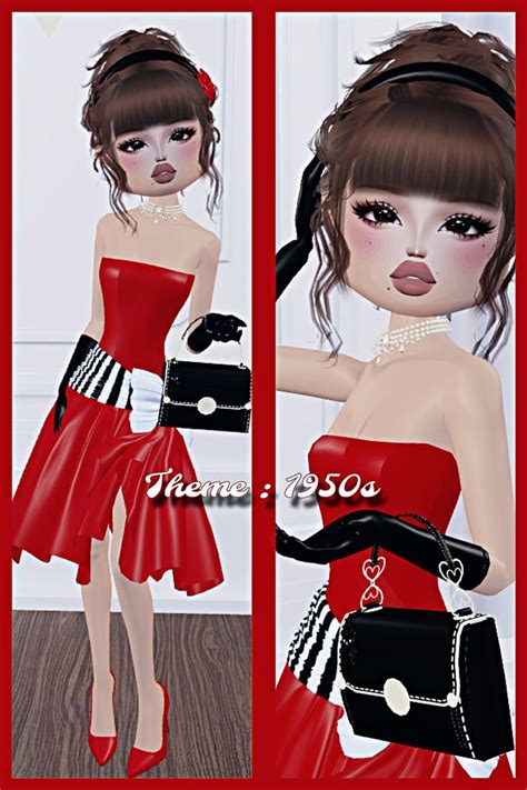 Dress to impress:: theme: 1950’s ꨄ in 2024 .